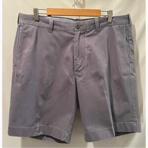 J. Crew Men's Flat Front Chino Shorts - Washed Gray - Size 36